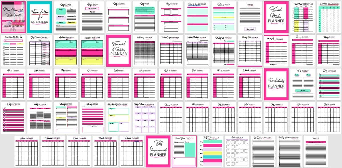 business productivity planner