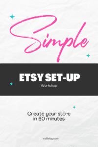 simple etsy set-up workshop