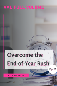 overcome the end-of-year rush