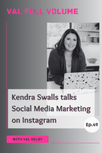 Kendra Swalls talks Social Media Marketing on Instagram